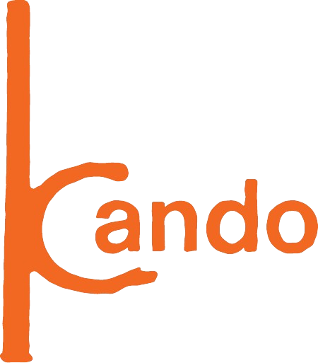 kando logo a place you kan do it with a helping hand that you also give to others